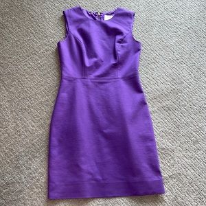 Purple Mariam Kate spade Dress 2 sheath gold zipper